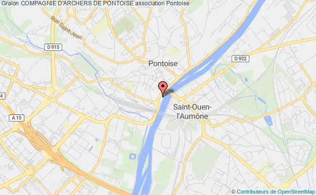 plan association Compagnie D'archers De Pontoise Pontoise