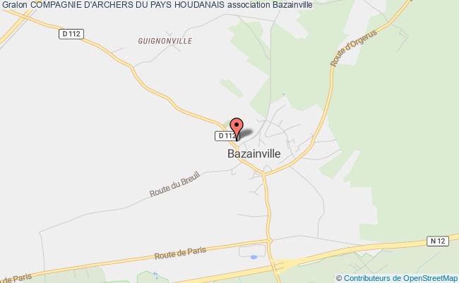 plan association Compagnie D'archers Du Pays Houdanais Bazainville