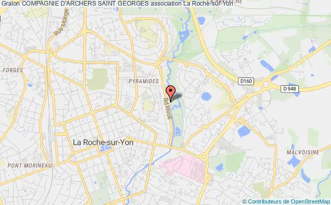 plan association Compagnie D'archers Saint Georges La    Roche-sur-Yon