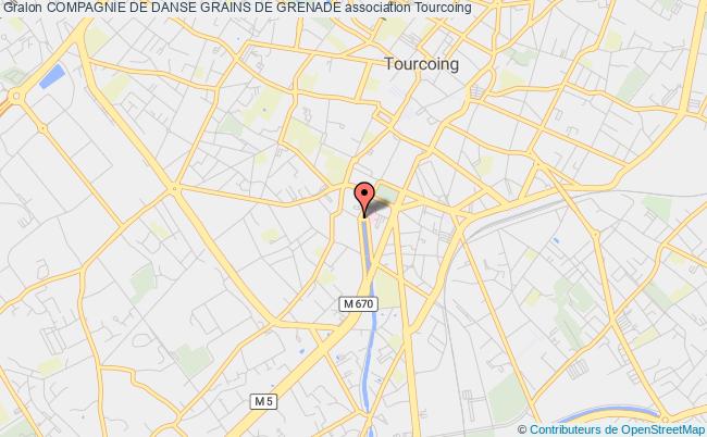 plan association Compagnie De Danse Grains De Grenade Tourcoing