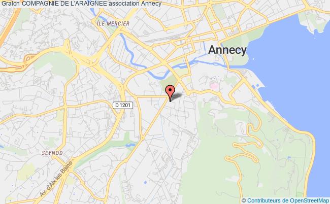 plan association Compagnie De L'araignee Annecy