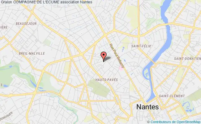 plan association Compagnie De L'ecume Nantes