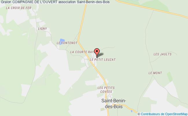 plan association Compagnie De L'ouvert Saint-Benin-des-Bois