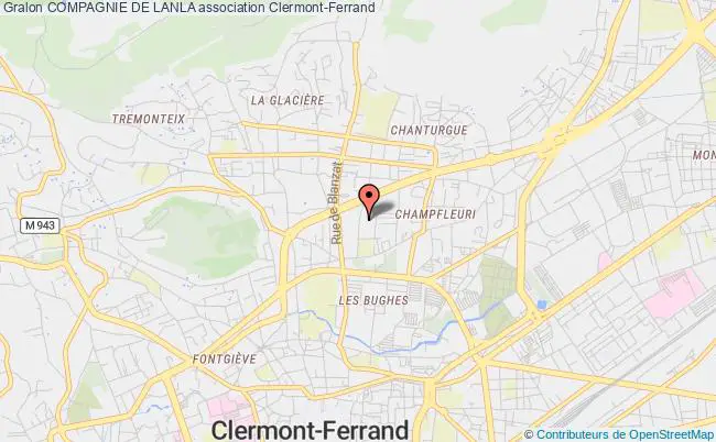 plan association Compagnie De Lanla Clermont-Ferrand