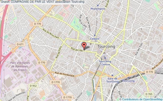 plan association Compagnie De Par Le Vent Tourcoing