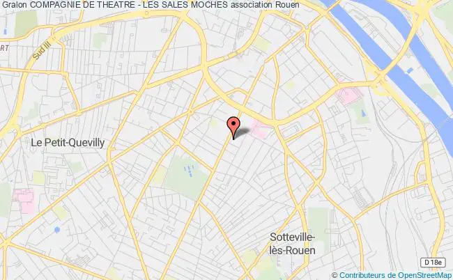 plan association Compagnie De Theatre - Les Sales Moches Rouen