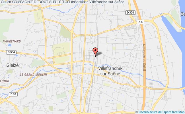 plan association Compagnie Debout Sur Le Toit Villefranche-sur-Saône