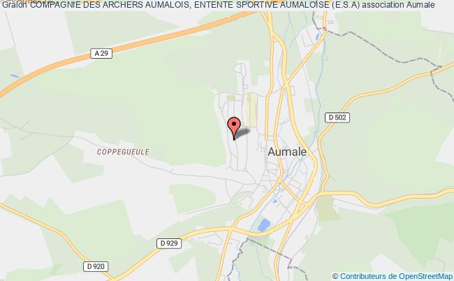 plan association Compagnie Des Archers Aumalois, Entente Sportive Aumaloise (e.s.a) Aumale