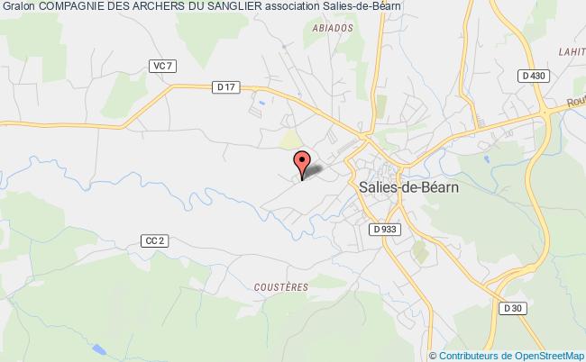 plan association Compagnie Des Archers Du Sanglier Salies-de-Béarn