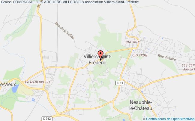 plan association Compagnie Des Archers Villersois Villiers-Saint-Fréderic