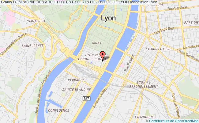 plan association Compagnie Des Architectes Experts De Justice De Lyon Lyon
