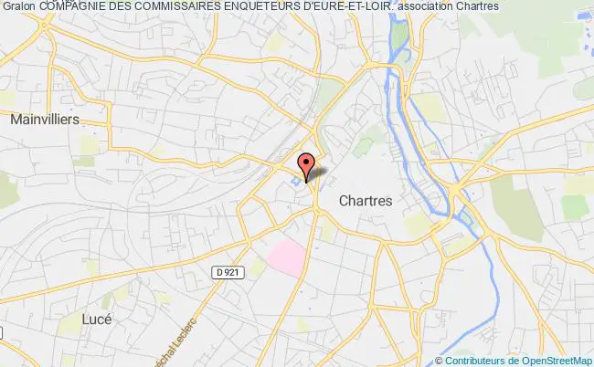 plan association Compagnie Des Commissaires Enqueteurs D'eure-et-loir. Chartres