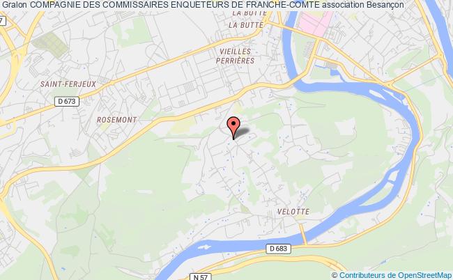 plan association Compagnie Des Commissaires Enqueteurs De Franche-comte Besançon