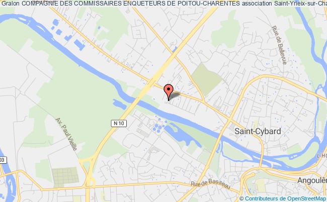 plan association Compagnie Des Commissaires Enqueteurs De Poitou-charentes Saint-Yrieix-sur-Charente