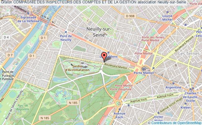 plan association Compagnie Des Inspecteurs Des Comptes Et De La Gestion Neuilly-sur-Seine
