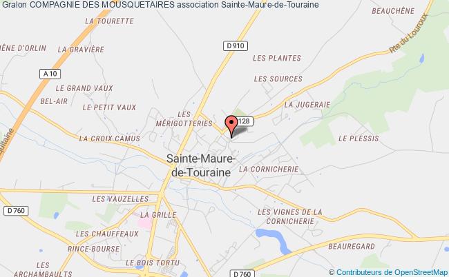 plan association Compagnie Des Mousquetaires Sainte-Maure-de-Touraine
