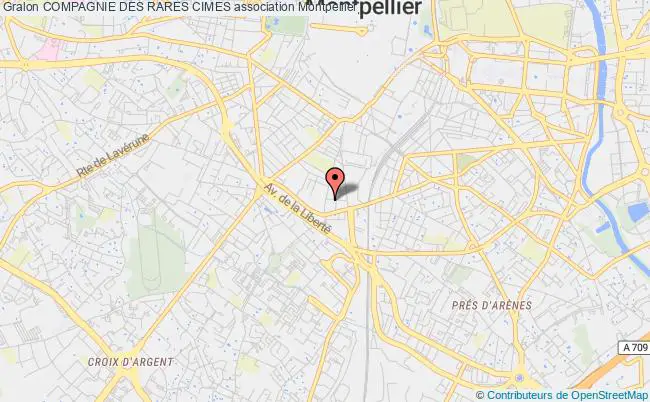 plan association Compagnie Des Rares Cimes Montpellier