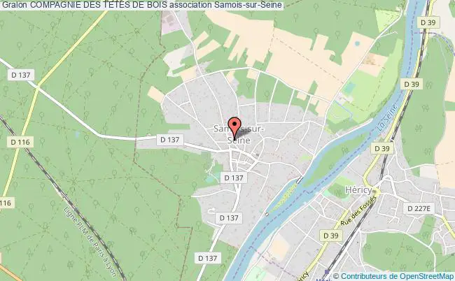 plan association Compagnie Des Tetes De Bois Samois-sur-Seine