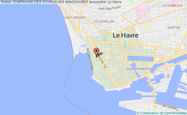 plan association Compagnie Des Voyageurs Imaginaires Le Havre