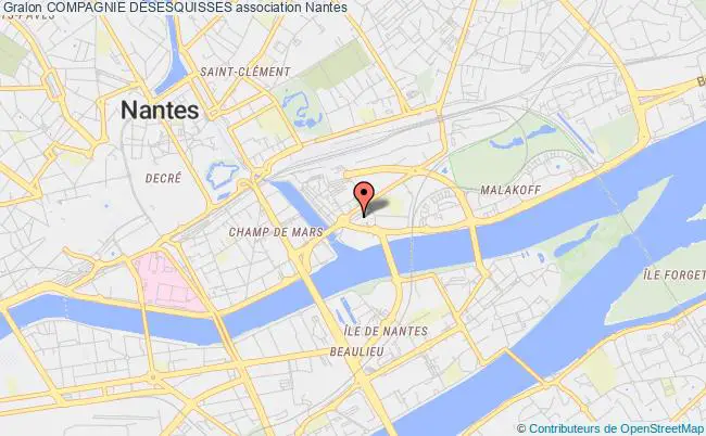 plan association Compagnie DÉsesquisses Nantes
