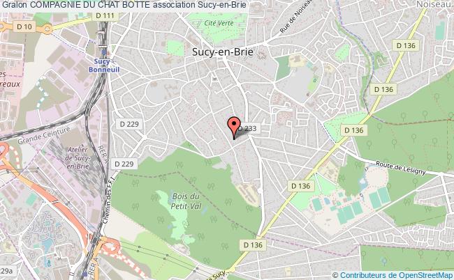 plan association Compagnie Du Chat Botte Sucy-en-Brie