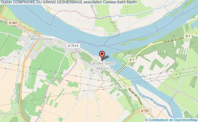 plan association Compagnie Du Grand Desherbage Candes-Saint-Martin