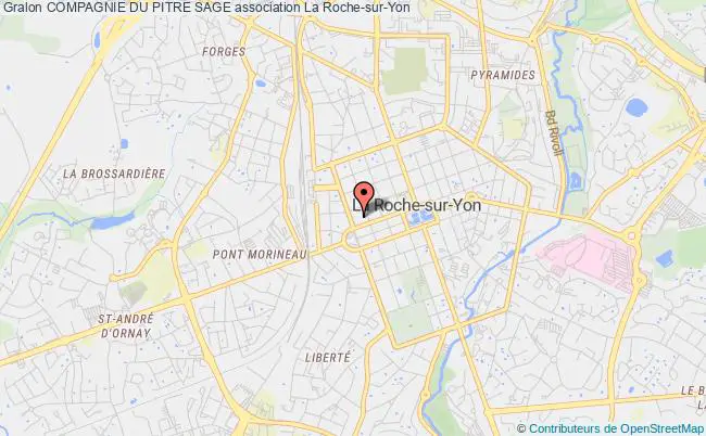 plan association Compagnie Du Pitre Sage La Roche-sur-Yon