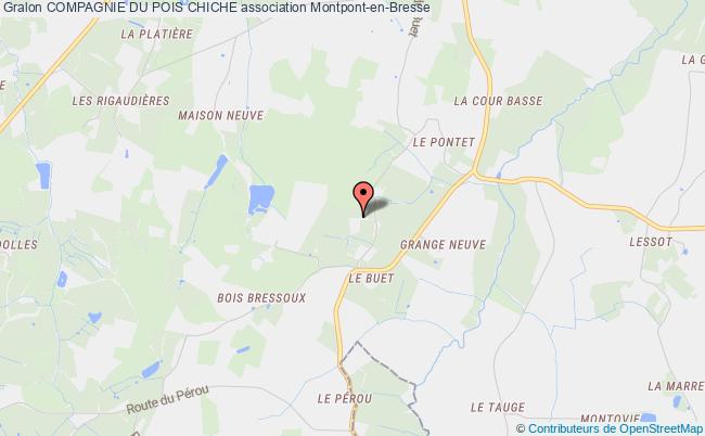 plan association Compagnie Du Pois Chiche Montpont-en-Bresse