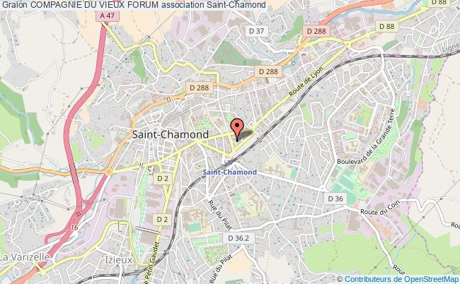 plan association Compagnie Du Vieux Forum Saint-Chamond