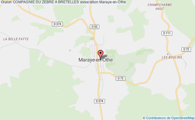 plan association Compagnie Du Zebre A Bretelles Maraye-en-Othe