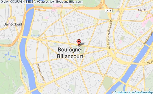 plan association Compagnie Essai 90 Boulogne-Billancourt