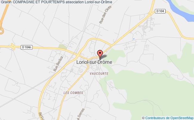 plan association Compagnie Et Pour'temps Loriol-sur-Drôme