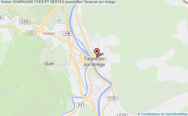plan association Compagnie Fees Et Gestes Tarascon-sur-Ariège