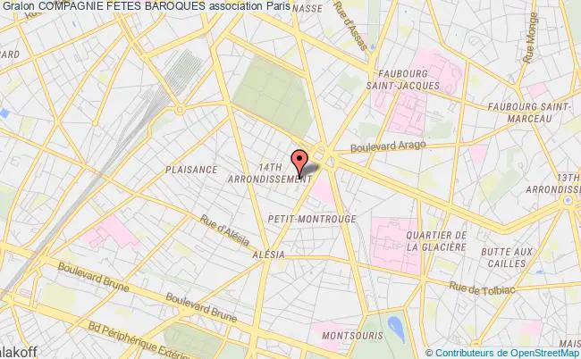 plan association Compagnie Fetes Baroques Paris