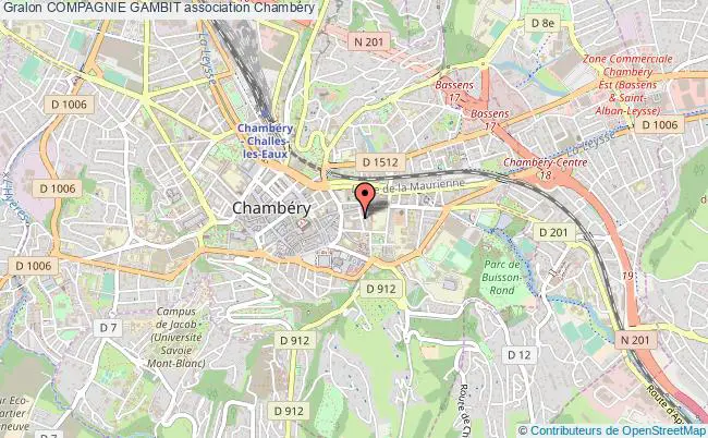 plan association Compagnie Gambit Chambéry