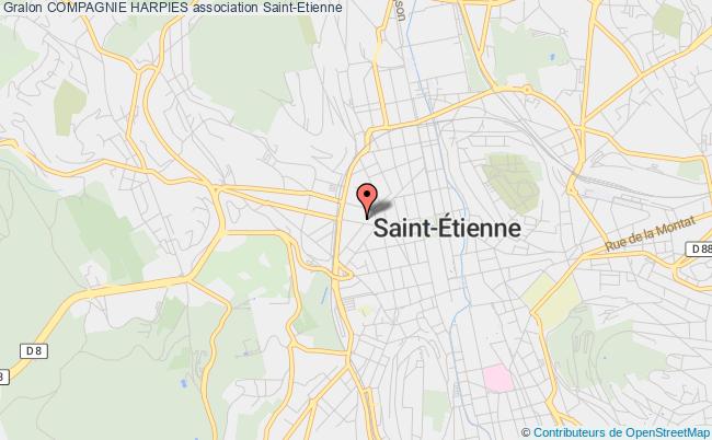 plan association Compagnie Harpies Saint-Étienne