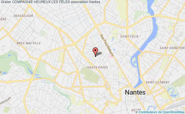 plan association Compagnie Heureux Les FÊlÉs Nantes