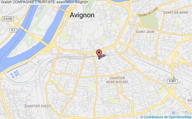 plan association Compagnie L'aurtiste Avignon