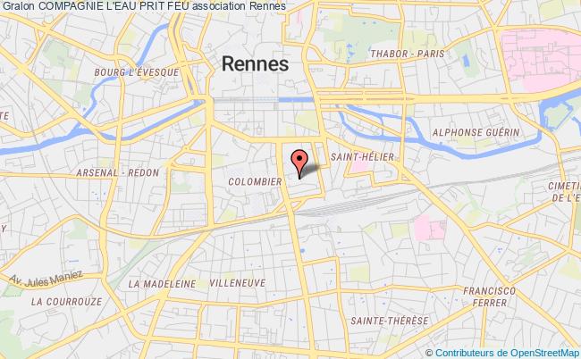 plan association Compagnie L'eau Prit Feu Rennes