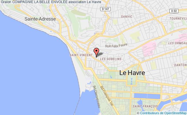 plan association Compagnie La Belle EnvolÉe Havre