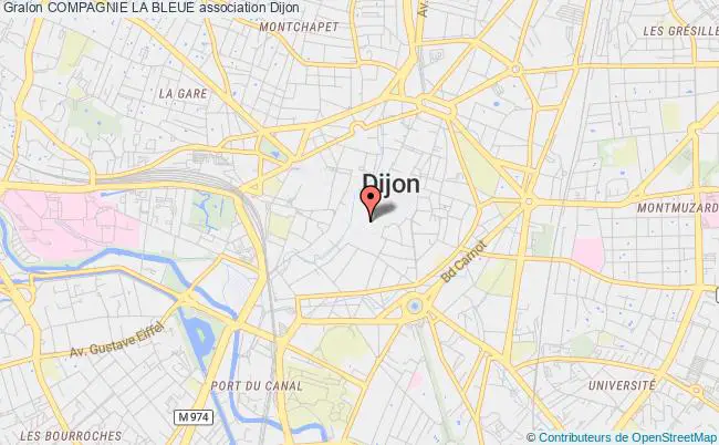 plan association Compagnie La Bleue Dijon