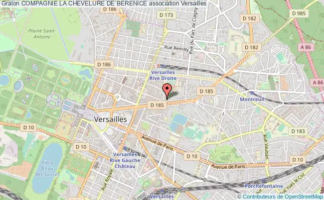 plan association Compagnie La Chevelure De Berenice Versailles