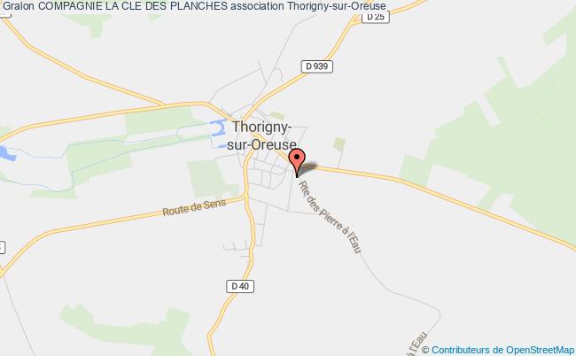 plan association Compagnie La Cle Des Planches Thorigny-sur-Oreuse