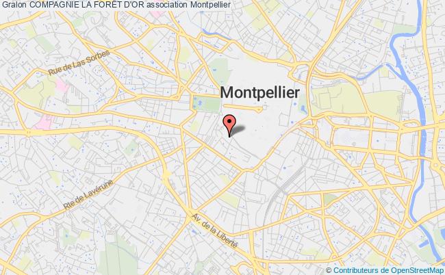 plan association Compagnie La ForÊt D'or Montpellier