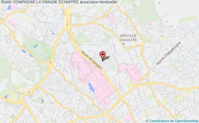 plan association Compagnie La Grande EchappÉe Montpellier