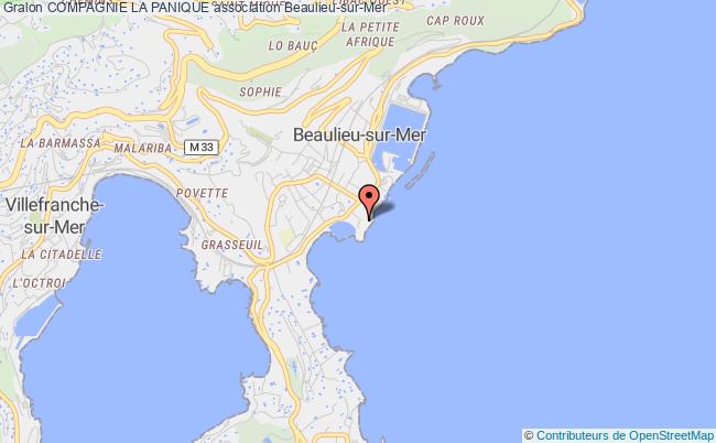plan association Compagnie La Panique Beaulieu-sur-Mer