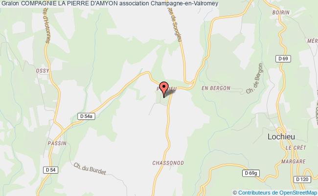 plan association Compagnie La Pierre D'amyon Champagne-en-Valromey
