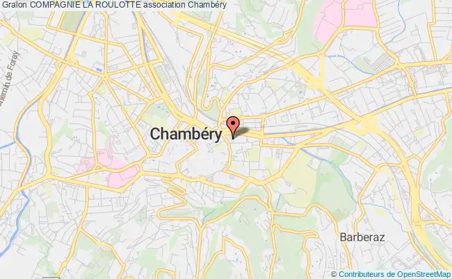 plan association Compagnie La Roulotte Chambéry