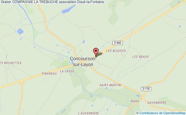 plan association Compagnie La TrÉbuche Doué-en-Anjou