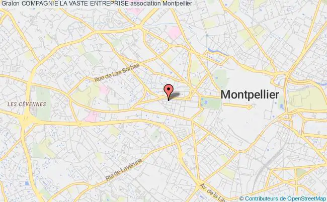plan association Compagnie La Vaste Entreprise Montpellier